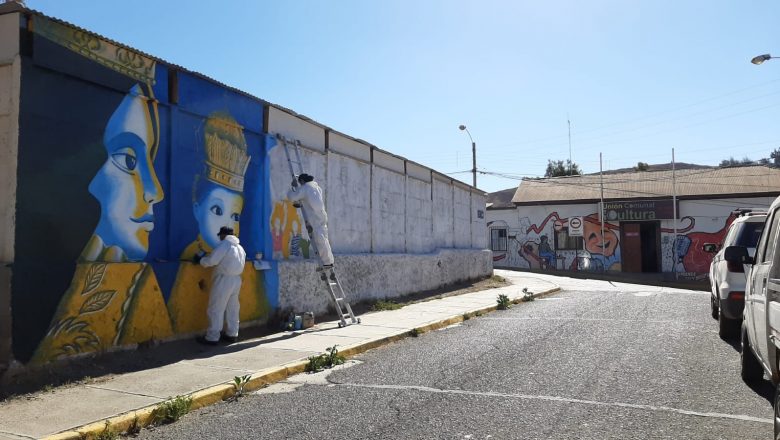 Pedro Bordones realiza Mural Patrimonial sobre Bailes Turbantes Nº 2
