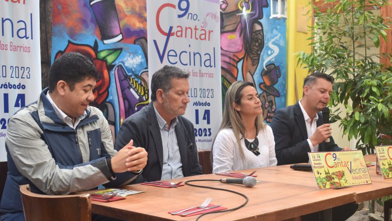 Conferencia de Prensa Regional, presenta oficialmente la novena versión del Cantar Vecinal el “Festival de los Barrios”